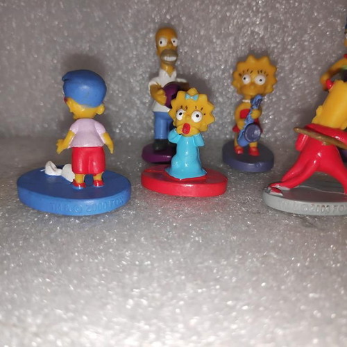 The Simpsons collectible figures set of 8, like new
