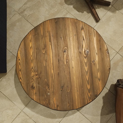 Sofras low round table used, diameter 70cm height 27cm