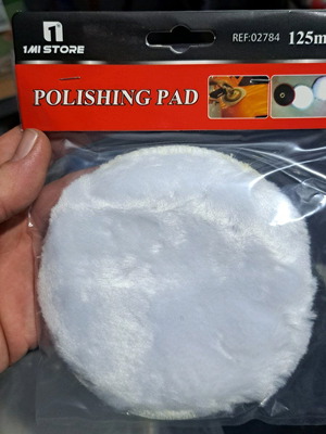 Polishing pad with velcro 125mm new
