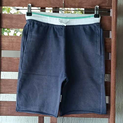 Mango boys' shorts like new, size 9-10 years, navy cotton
