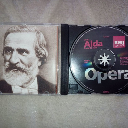 Aida by Verdi CD like new, classical opera with Montserrat Caballe