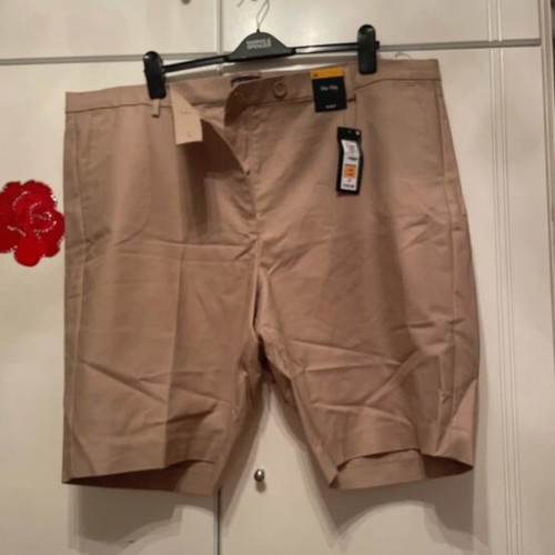 M&S shorts large size plus size new, beige