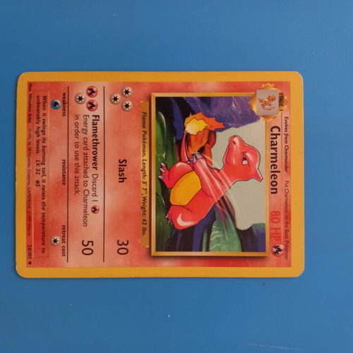 Charmeleon 24/102 collectible Pokémon card new