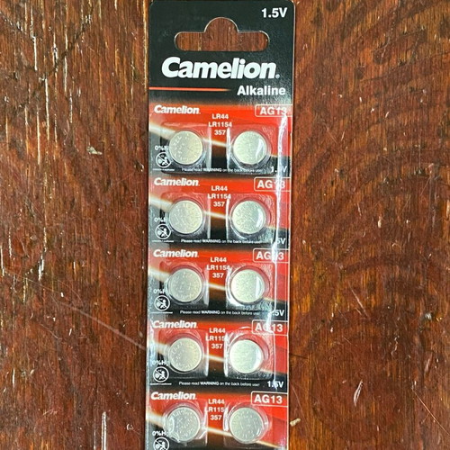 LR44 batteries new full blister pack