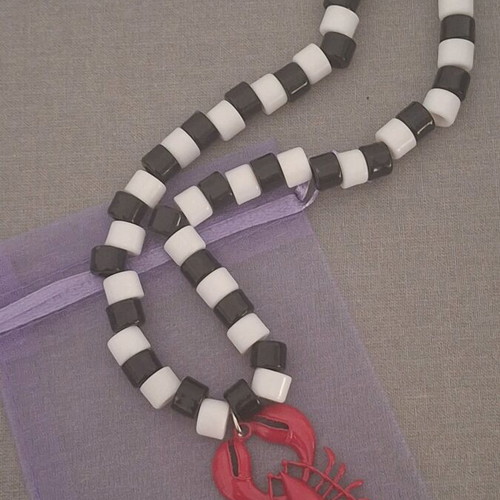 Necklace with decorative lobster