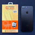 Iphone 7 Plus 256GB like new with tempered glass and charging cable