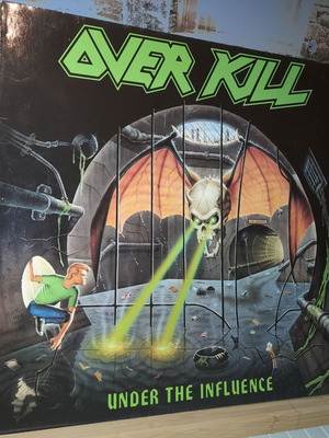 Overkill Under The Influence LP used, metal