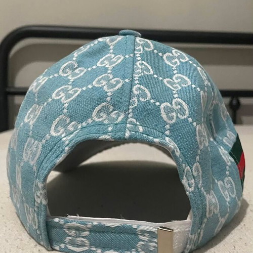 Gucci cap, turquoise, size S
