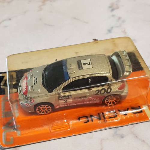 Majorette 2004 Peugeot 206 WRC μεταλλικό αυτοκίνητο