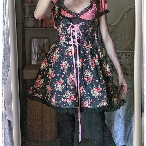 Coquette Dirndl Dress vintage style, used, size XXS