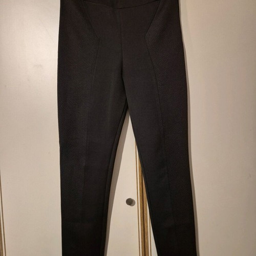 Elastic pants like new, black with side design size L
