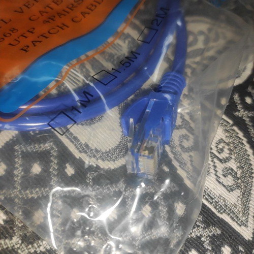 Ethernet cable 1GBPS new, 1 meter length