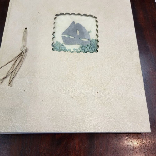 Wedding and baptism wish book new with suede cover