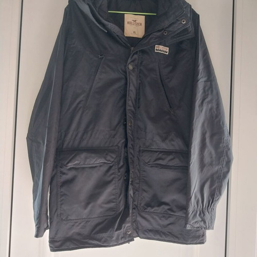 Hollister men's jacket blue XL like new