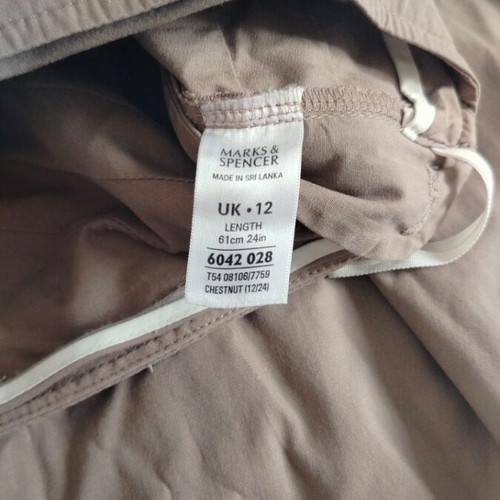 Women's brown skirt knee-length like new, balloon style