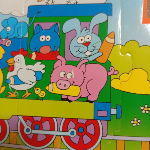 The Train of Colors Puzzle Book new