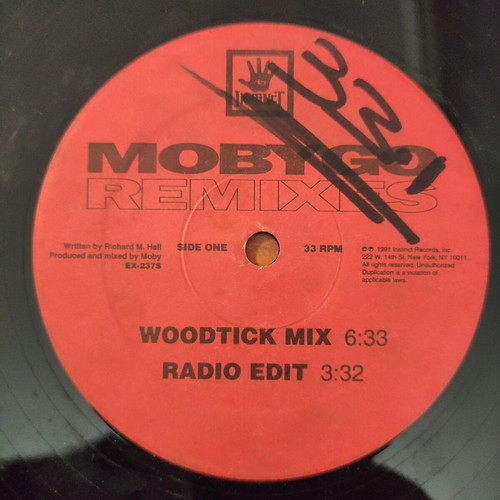 Moby Go (Remixes) 12″ Maxi-Single used, US pressing 1991