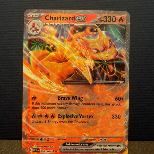 Pokemon Charizard ex (006/165) reprinted card new