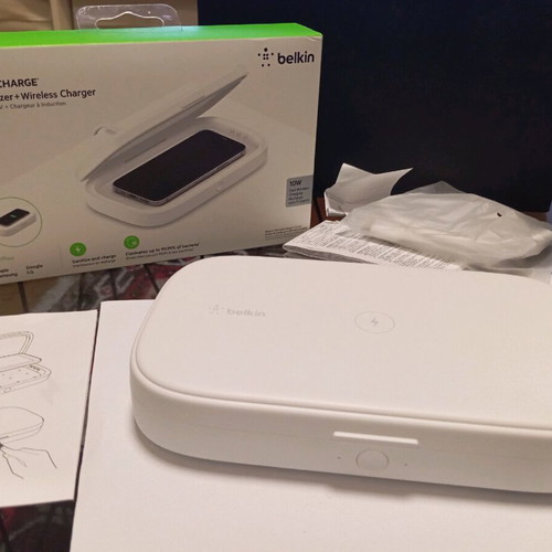 Belkin wireless charger sanitizer new