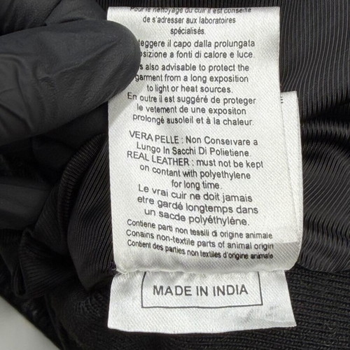 Pinko Bastava 1 Giubbino leather biker jacket like new, black