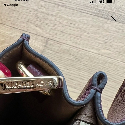 Michael Kors Mercer bag used, crossbody, burgundy