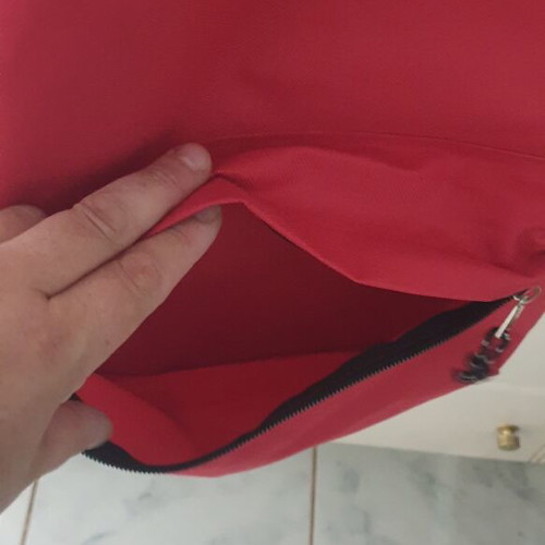 School Backpack red color like new