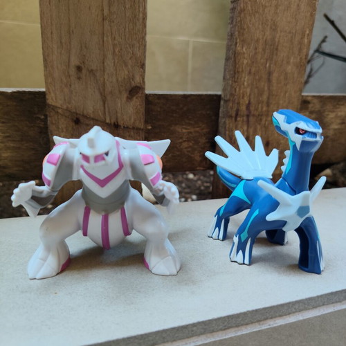 Pokémon Dialga & Palkia collectible figures used, McDonald's 2018 set