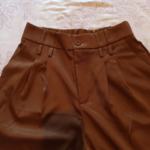 Women's pants wide leg brown size small like new