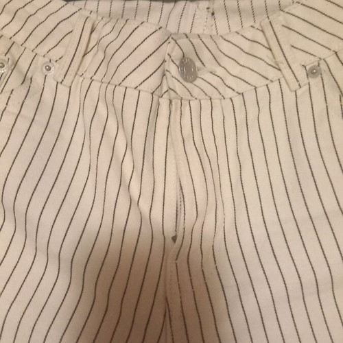 Women's jeans like new, wide leg, beige, size L