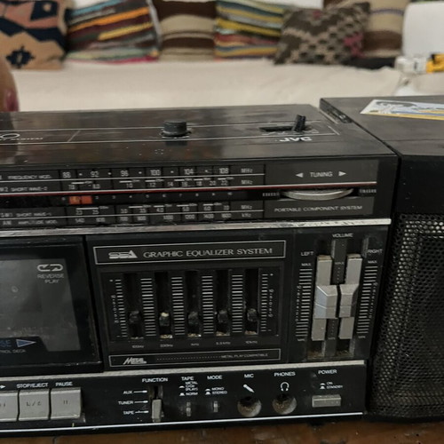 JVC PC-30 cassette player with one speaker