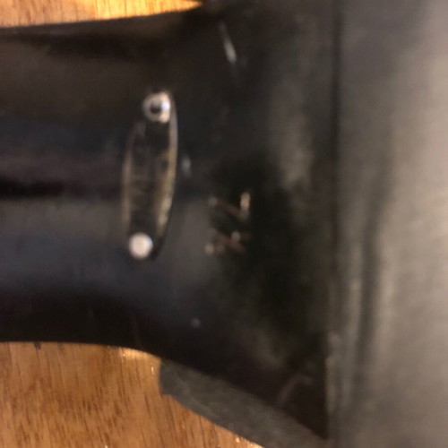 Kalogiou black pumps like new, size 37.5, fabric and leather