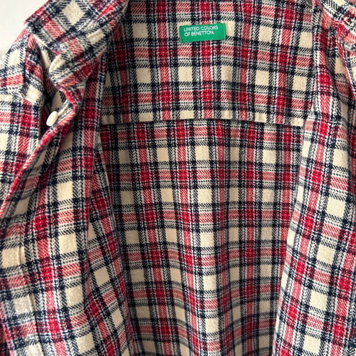 Benetton kids jacket/shirt 5-6 years like new, multicolor