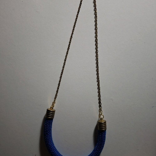 Egyptian Necklace like new, blue and gold