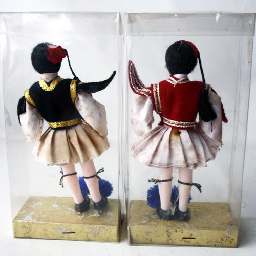 Tsolias Evzones 1821 Vintage 70's Figures, new, set of 2