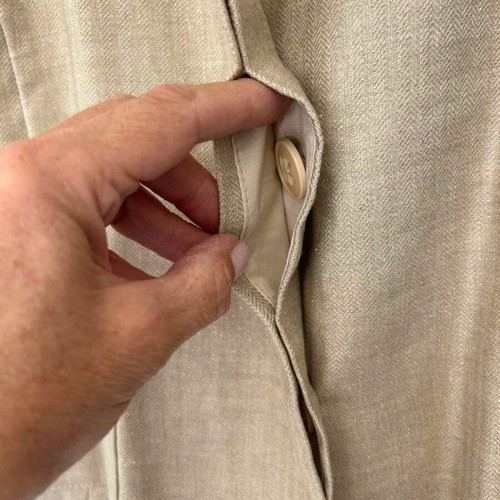Iceberg women's vintage jacket size 44IT/M new, beige and gold
