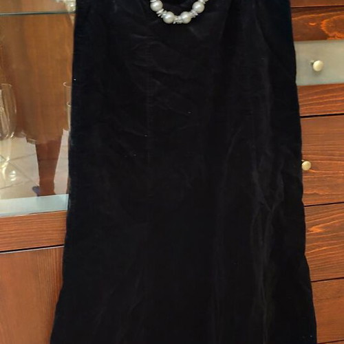 Laura Ashley cotton black skirt used, size XS