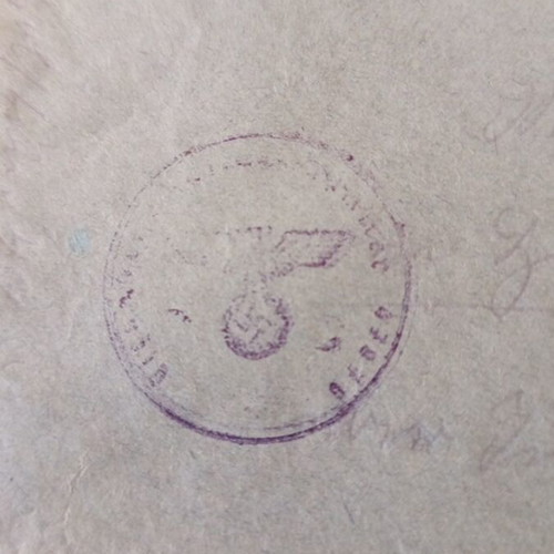 German Reich 1942 Military Mail Envelope used