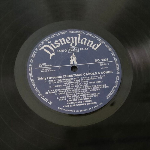 Walt Disney Presents 30 Favourite Songs Of Christmas LP σαν καινούργιο