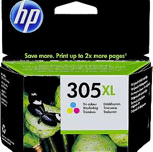 HP 305XL ΓΝΗΣΙΟ Μελάνι Εκτυπωτή InkJet Color Cartridge 3YM63AE deskjet 2300 2700 envy 6010 6020 6030
