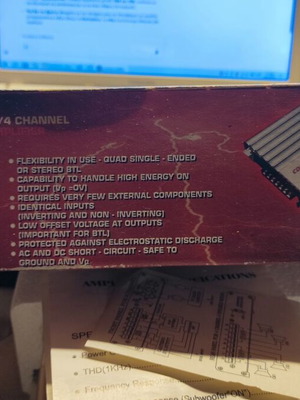 CDI AMP-8416 4-channel car power amplifier 4x70W + sub