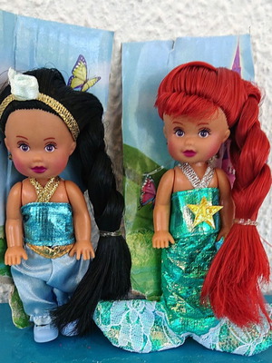 Set of vintage Disney dolls Jasmine and Ariel new