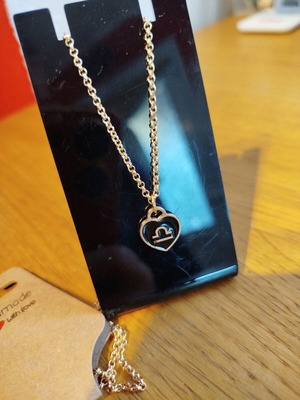 Handmade necklace new with Libra zodiac sign, chain length 23