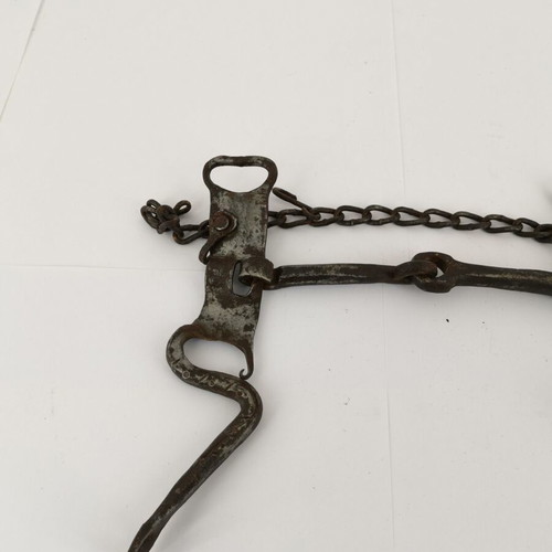 Horse bit used, made in kiln, 1930s vintage