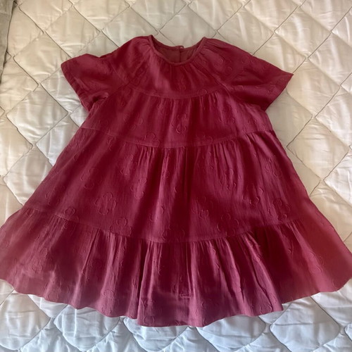 Zara girls dress size 4-5 years like new, pink, 110 cm
