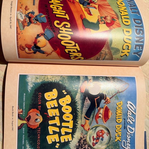 Disney Poster Book volume like new, posters from Disney movies
