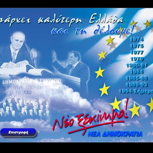 CD Rom Nea Dimokratia (ND) There Is A Better Greece And We Want It like new
