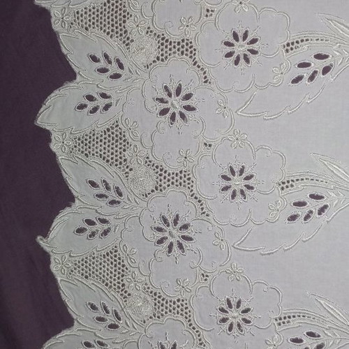Handmade cutwork double bed sheet set used with pillowcases linen