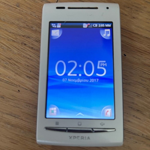 Sony Xperia X8 collectible like new, white, Dual SIM