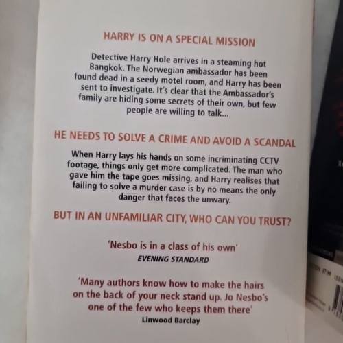 Jo Nesbo Harry Hole thriller books 1 to 5 new, English