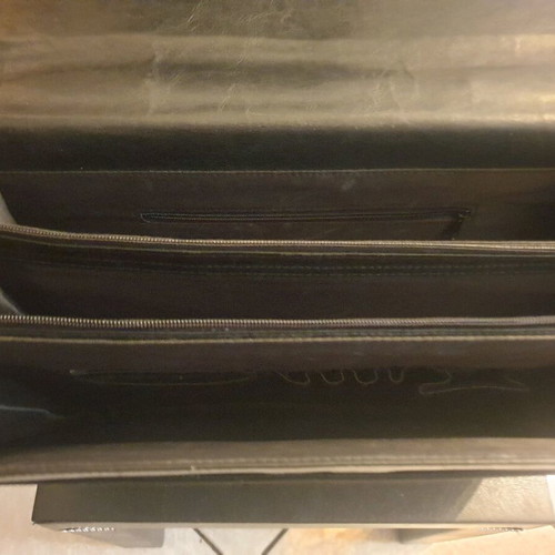 Leather briefcase Marina Galanti like new, black